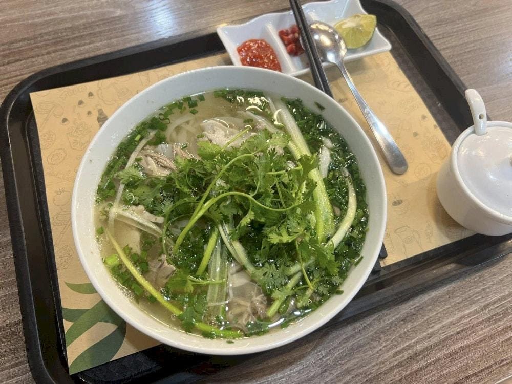 It offers a variety of pho options, including beef, chicken, and seafood, providing travelers with a taste of authentic Vietnamese cuisine